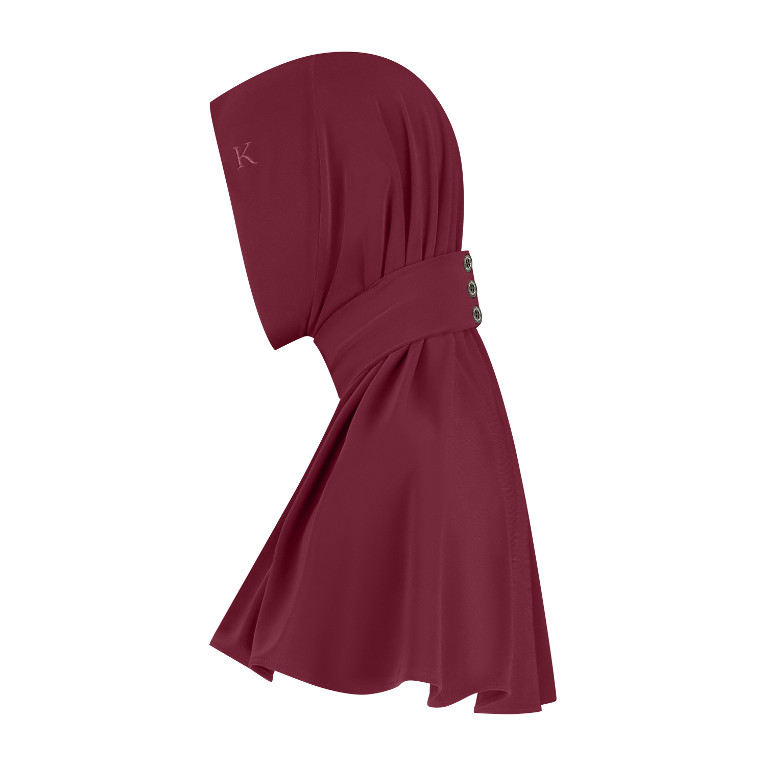 Breathable Hijab Burgundy