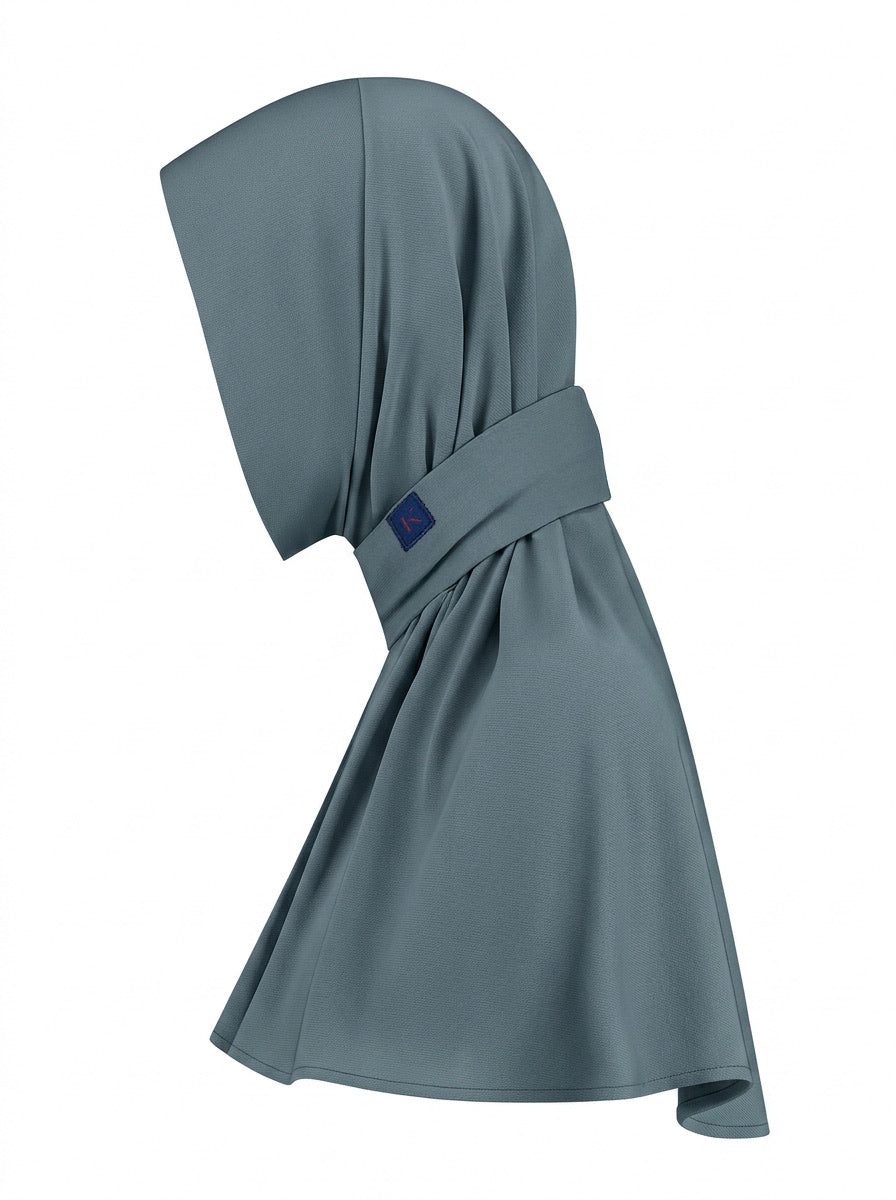 Klassieke signature hijab Steel teal