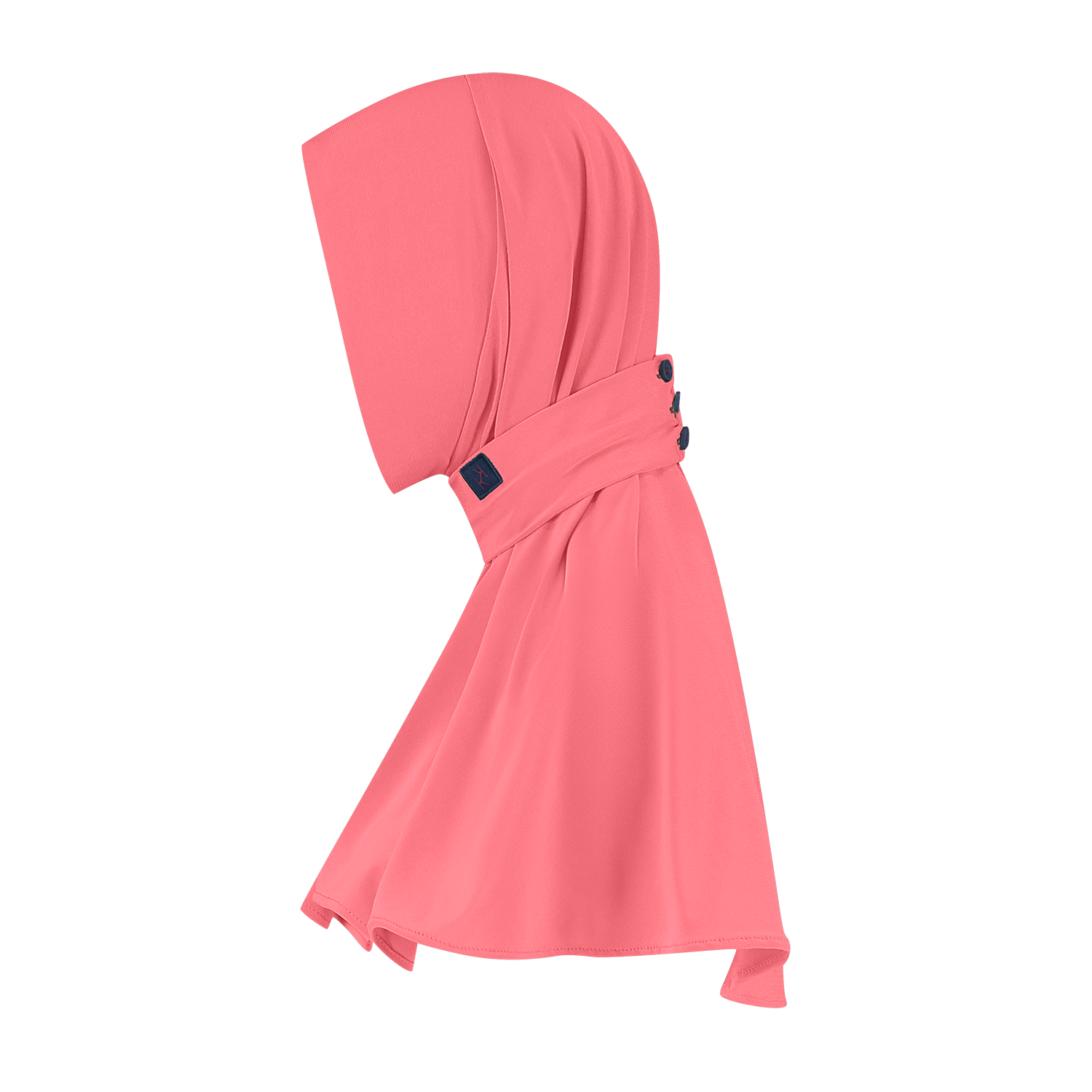 Classic Hijab Signature Rose Vermilion
