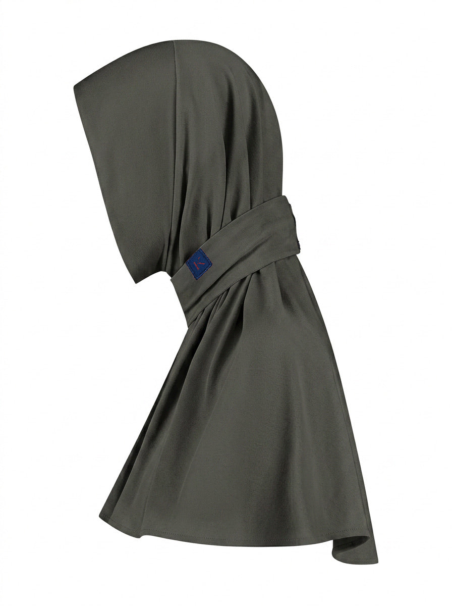 Classic signature hijab Army green