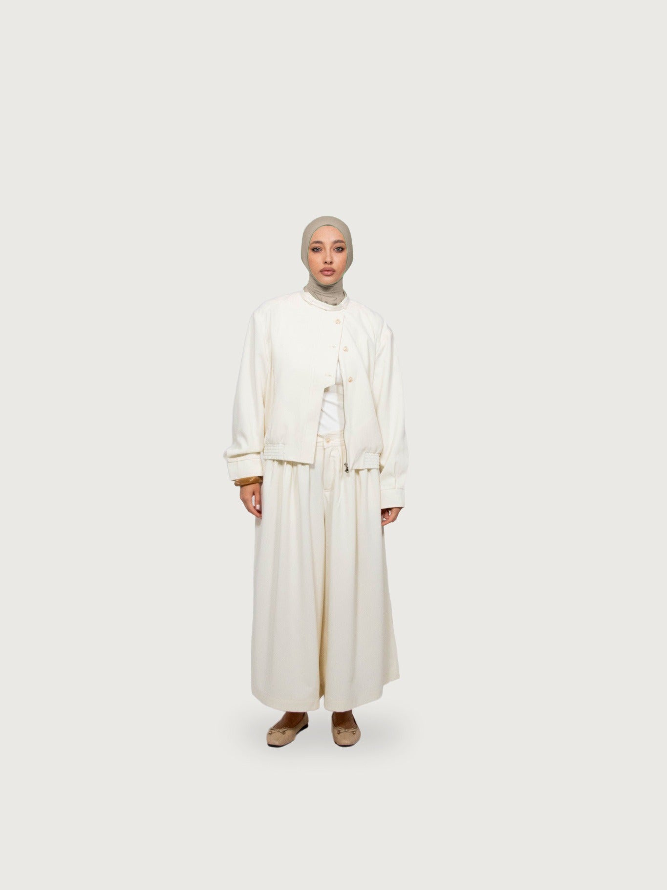 Bamboe Hijab Taupe