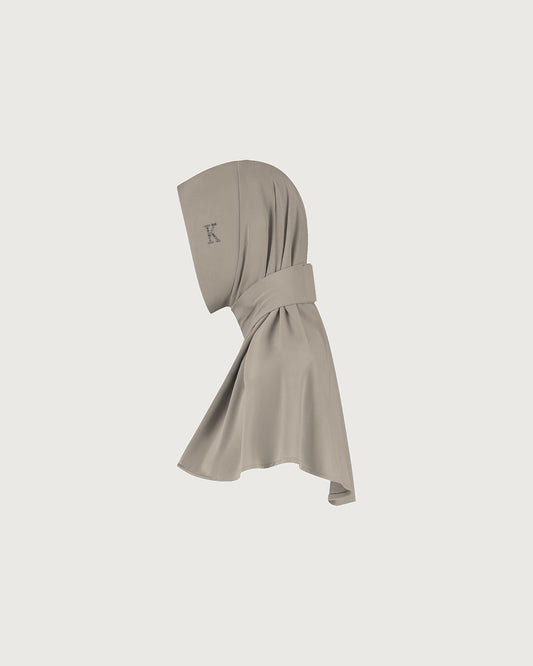 Signature Crystal Embellished Taupe Grey