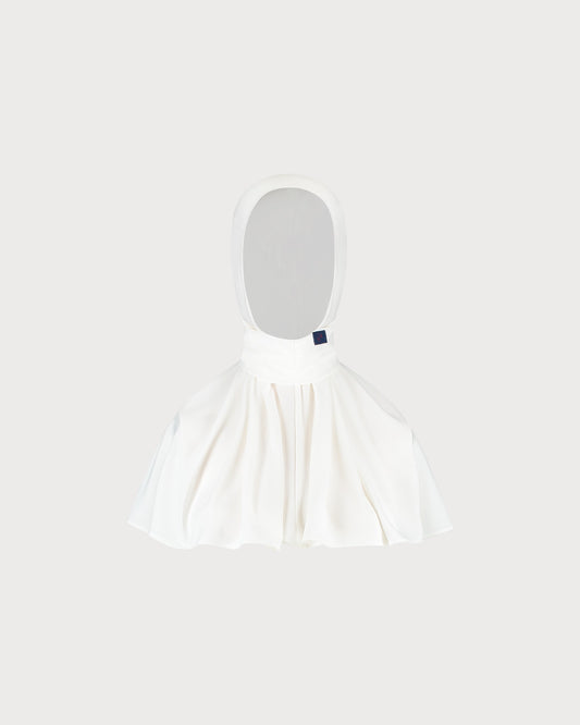 Classic Signature Hijab Bridal White