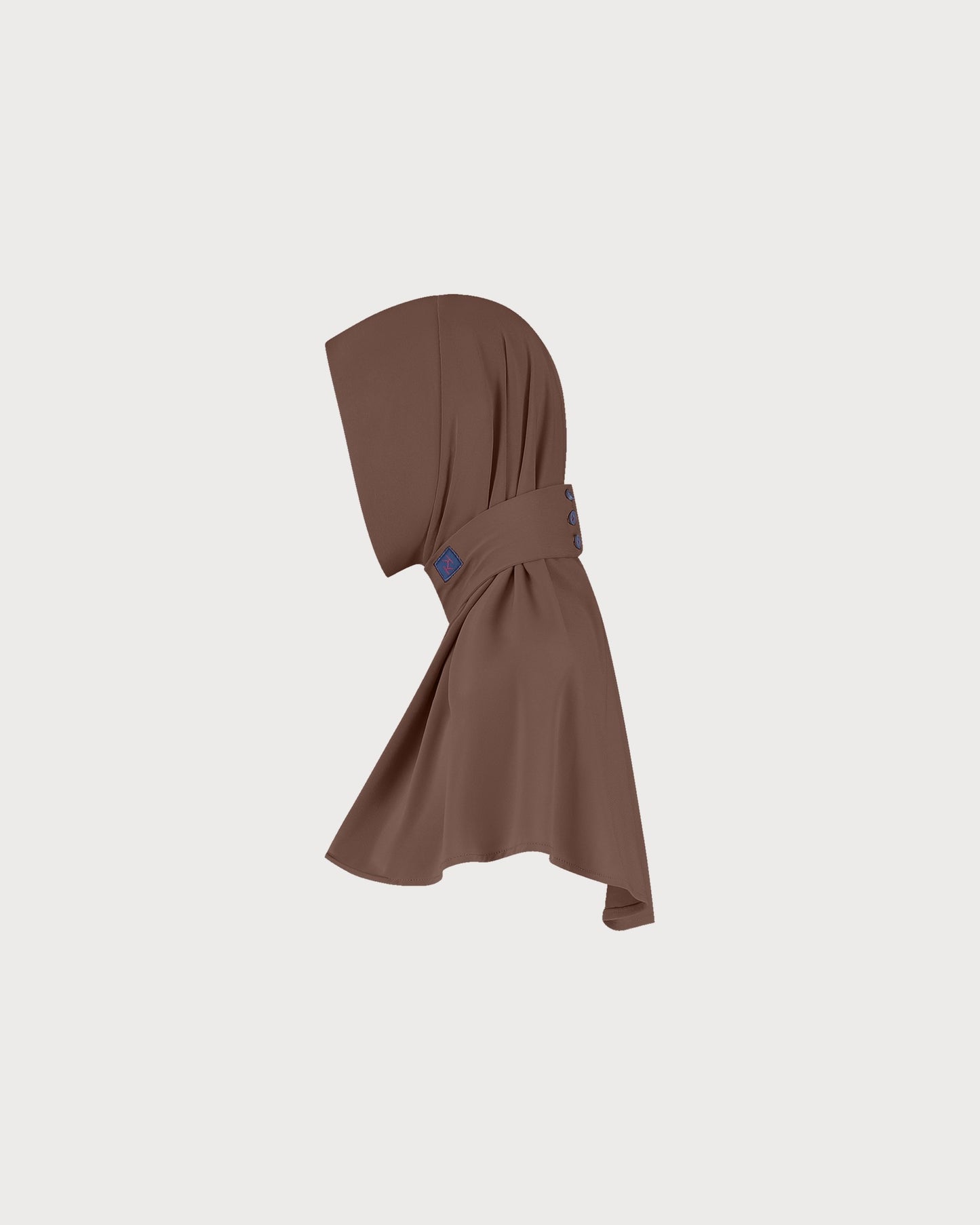 Klassieke Hijab Signature Donkere Amandel