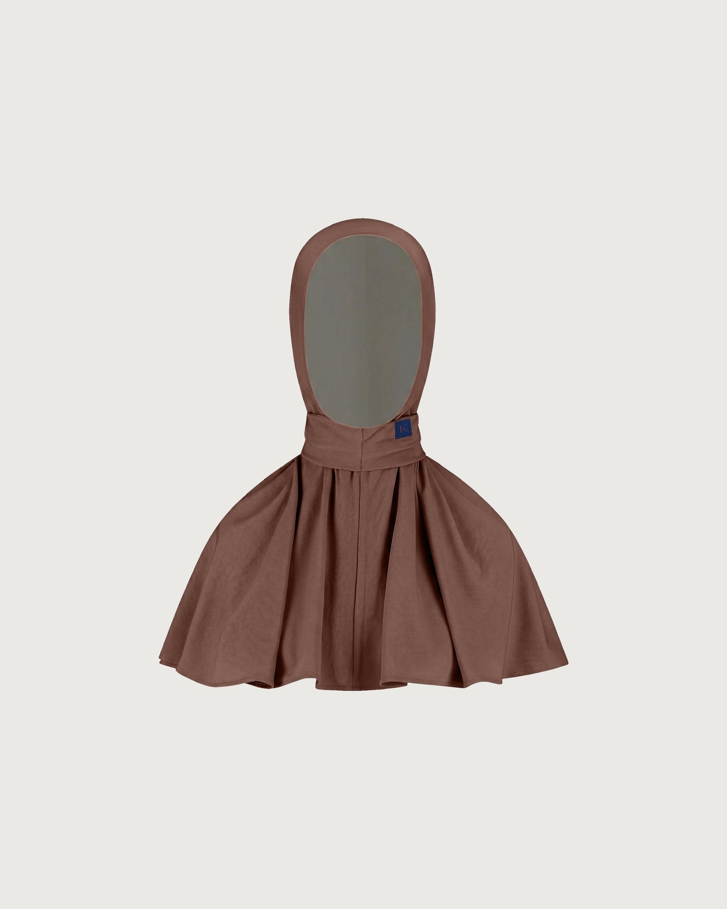Klassieke signature hijab Walnoot