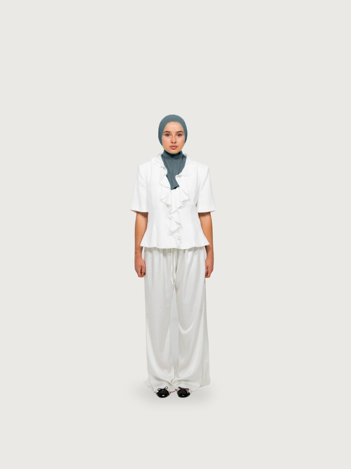 Classic signature hijab Steal teal