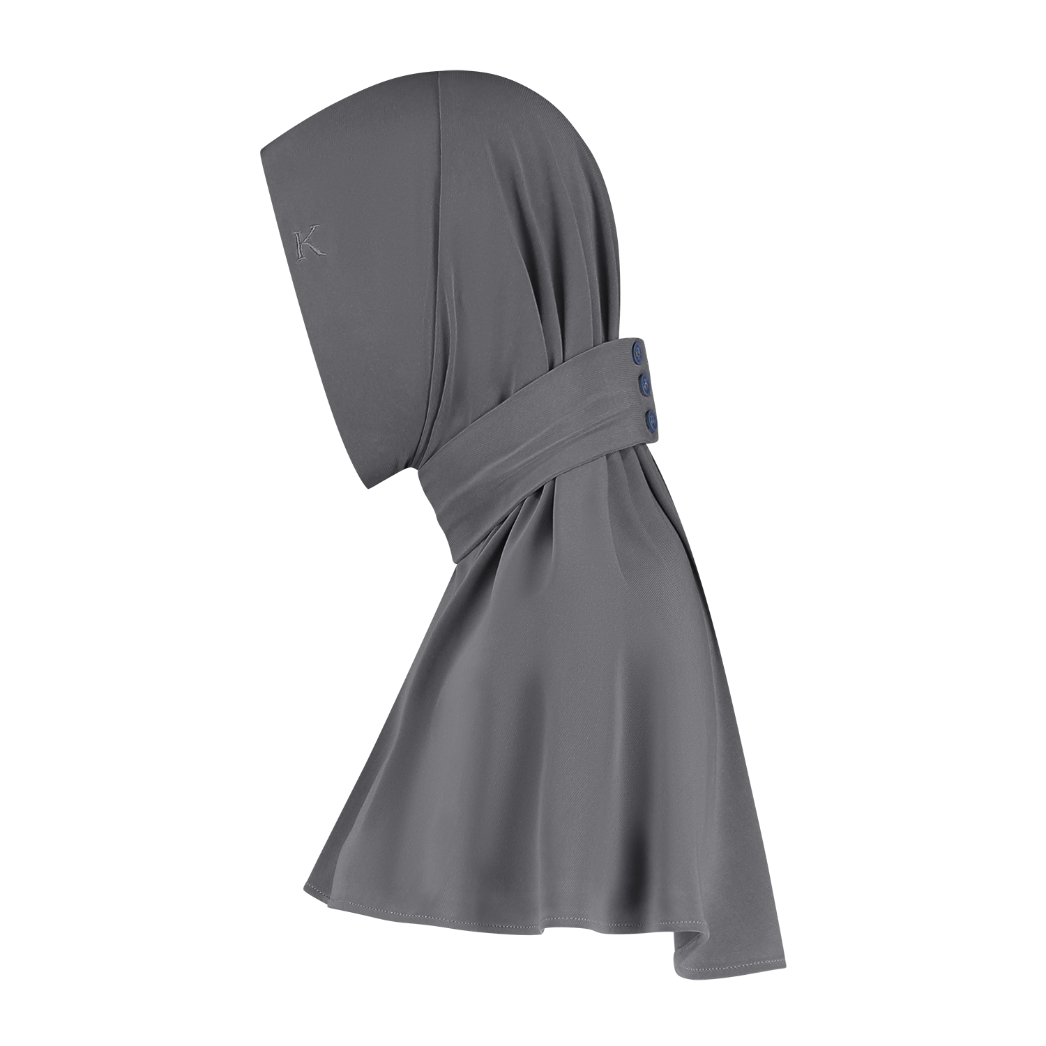 Signature Hijab Graphite Stone